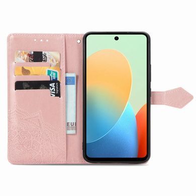 Чехол Vintage для Tecno Spark Go 2024 / BG6 книжка кожа PU с визитницей розовый