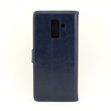 Чехол Idewei для Samsung Galaxy A6 Plus 2018 / A605 книжка кожа PU синий