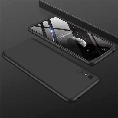 Чехол GKK 360 для Xiaomi Redmi 9A бампер противоударный Black