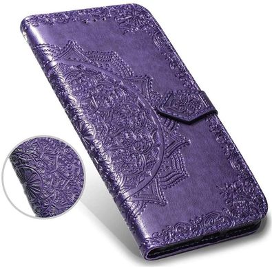 Чехол Vintage для Samsung Galaxy S9 / G960 книжка с узором фиолетовый