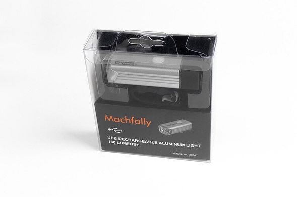 Передняя велосипедная фара Machfally QD001 CREE XP-E велофонарь USB Silver