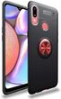 Чохол TPU Ring для Samsung Galaxy A10s / A107F бампер накладка з підставкою Black-Red