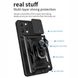 Чехол Hide Shield для Xiaomi Redmi 12 бампер противоударный с подставкой Black