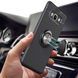 Чохол TPU Ring для Samsung Galaxy J7 2016 / J710 бампер з кільцем Black