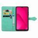 Чехол Vintage для Xiaomi Poco C75 книжка кожа PU с визитницей бирюзовый