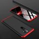 Чехол GKK 360 для Xiaomi Redmi Note 8 Pro бампер оригинальный Black-Red