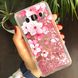 Чехол Glitter для Samsung Galaxy J5 2016 / J510 бампер Жидкий блеск аквариум Sakura