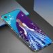 Чехол Glass-case для Iphone 5 / 5s / SE бампер накладка Blue Dress
