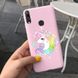 Чехол Style для Xiaomi Redmi Note 7 / Redmi Note 7 Pro бампер силиконовый Розовый Diamond Unicorn