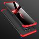 Чехол GKK 360 для Xiaomi Poco X3 / X3 Pro бампер противоударный Black-Red