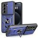 Чехол Hide Shield для Infinix Hot 50 Pro / X6881 бампер противоударный с подставкой кольцом Blue