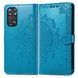 Чехол Vintage для Xiaomi Redmi Note 11 / Note 11S книжка кожа PU голубой