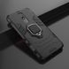 Чохол Iron Ring для Xiaomi Redmi 8A бампер протиударний з підставкою Black
