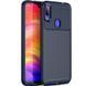 Чехол Fiber для Xiaomi Redmi Note 7 / Redmi Note 7 Pro бампер Blue
