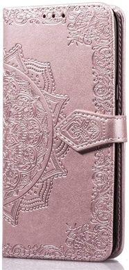 Чехол Vintage для Samsung Galaxy S9 / G960 книжка с узором розовое золото