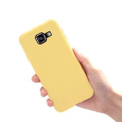 Чехол Style для Samsung A5 2016 A510 A510H бампер матовый Желтый