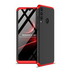 Чехол GKK 360 для Huawei Y6p / MED-LX9N бампер противоударный Black-Red