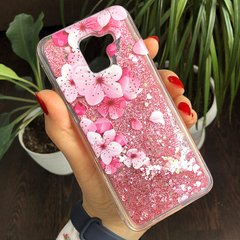 Чохол Glitter для Samsung Galaxy J6 2018 / J600F бампер Рідкий блиск акваріум Sakura