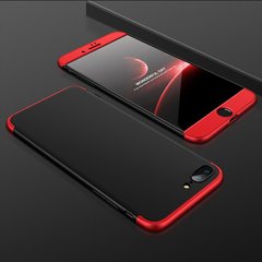 Чехол GKK 360 для Iphone 7 Plus / 8 Plus Бампер оригинальный без выреза Black-Red