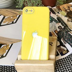 Чохол Color-Glass для Iphone 7/8 бампер із захистом камер Yellow