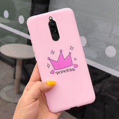 Чохол Style для Xiaomi Redmi 8 Бампер силіконовий Рожевий Princess