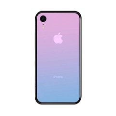 Чехол Amber-Glass для Iphone XR бампер накладка градиент Pink