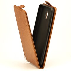 Чехол Idewei для Xiaomi Redmi 8A флип вертикальный кожа PU коричневый