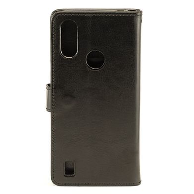 Чехол Idewei для Motorola Moto E6i книжка кожа PU с визитницей черный