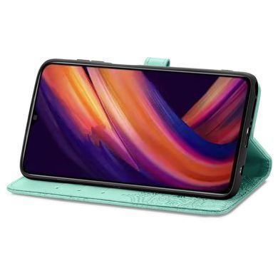 Чехол Vintage для Samsung Galaxy A25 / A256 книжка кожа PU с визитницей бирюзовый