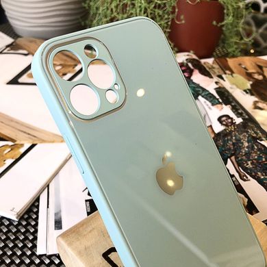 Чохол Color-Glass для Iphone 12 Pro бампер із захистом камер Turquoise