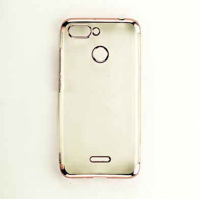 Чехол Frame для Xiaomi Redmi 6 силиконовый бампер Pink