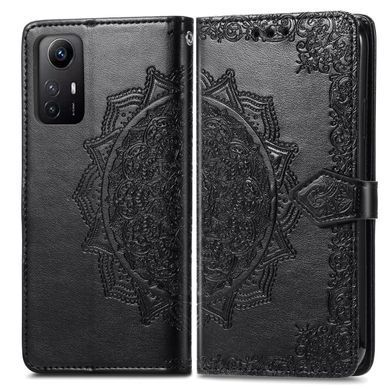 Чехол Vintage для Xiaomi Redmi Note 12S книжка кожа PU с визитницей черный