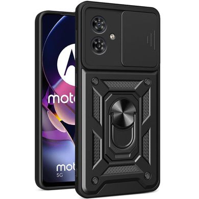 Чехол Hide Shield для Motorola Moto G54 / G54 Power бампер противоударный с подставкой Black