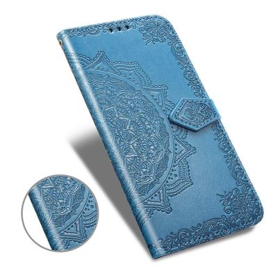 Чехол Vintage для Samsung Galaxy M10 2019 / M105F книжка кожа PU голубой