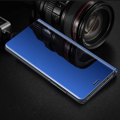 Чехол Mirror для Iphone XR книжка зеркальный Clear View Blue