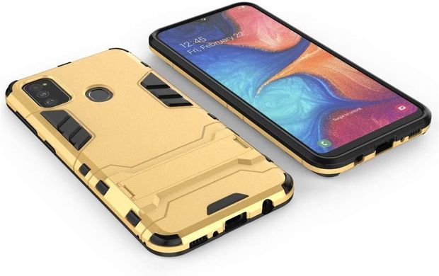 Чехол Iron для Samsung Galaxy M21 / M215 бампер противоударный Gold