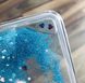 Чехол Glitter для Huawei Y6 Prime 2018 (5.7") Бампер Жидкий блеск Голубой УЦЕНКА