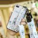Чехол Lanyard для Xiaomi Redmi 6A бампер с держателем White УЦЕНКА