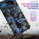 Чехол Military Shield для Iphone 15 бампер противоударный с подставкой Blue