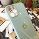 Чохол Color-Glass для Iphone 12 Pro бампер із захистом камер Turquoise