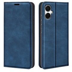 Чехол Taba Retro-Skin для Samsung Galaxy A06 / A065 книжка с визитницей кожа PU синий