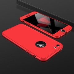 Чехол GKK 360 для Iphone 7 Plus / 8 Plus Бампер оригинальный с вырезом Red