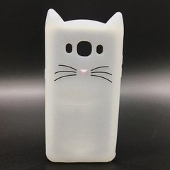 Чехол 3D Toy для Samsung Galaxy J7 2016 / J710 Бампер резиновый Cat White