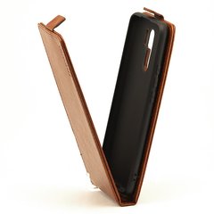 Чехол Idewei для Xiaomi Redmi 9 флип вертикальный кожа PU коричневый