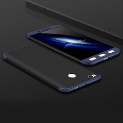 Чехол GKK 360 для Xiaomi Redmi 4X бампер оригинальный Black-Blue