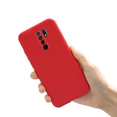 Чехол Style для Xiaomi Redmi 9 Бампер силиконовый Красный