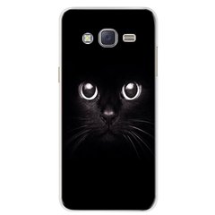 Чехол Print для Samsung J3 2016 / J320 / J300 силиконовый бампер Cat