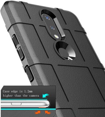 Чехол Rugged Shield для Nokia 2.4 бампер противоударный черный