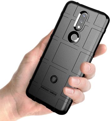 Чехол Rugged Shield для Nokia 2.4 бампер противоударный черный