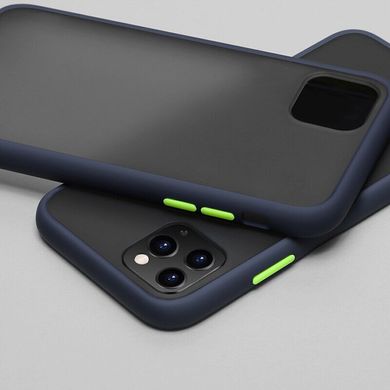Чехол Matteframe для Iphone 11 Pro бампер матовый противоударный Avenger Синий